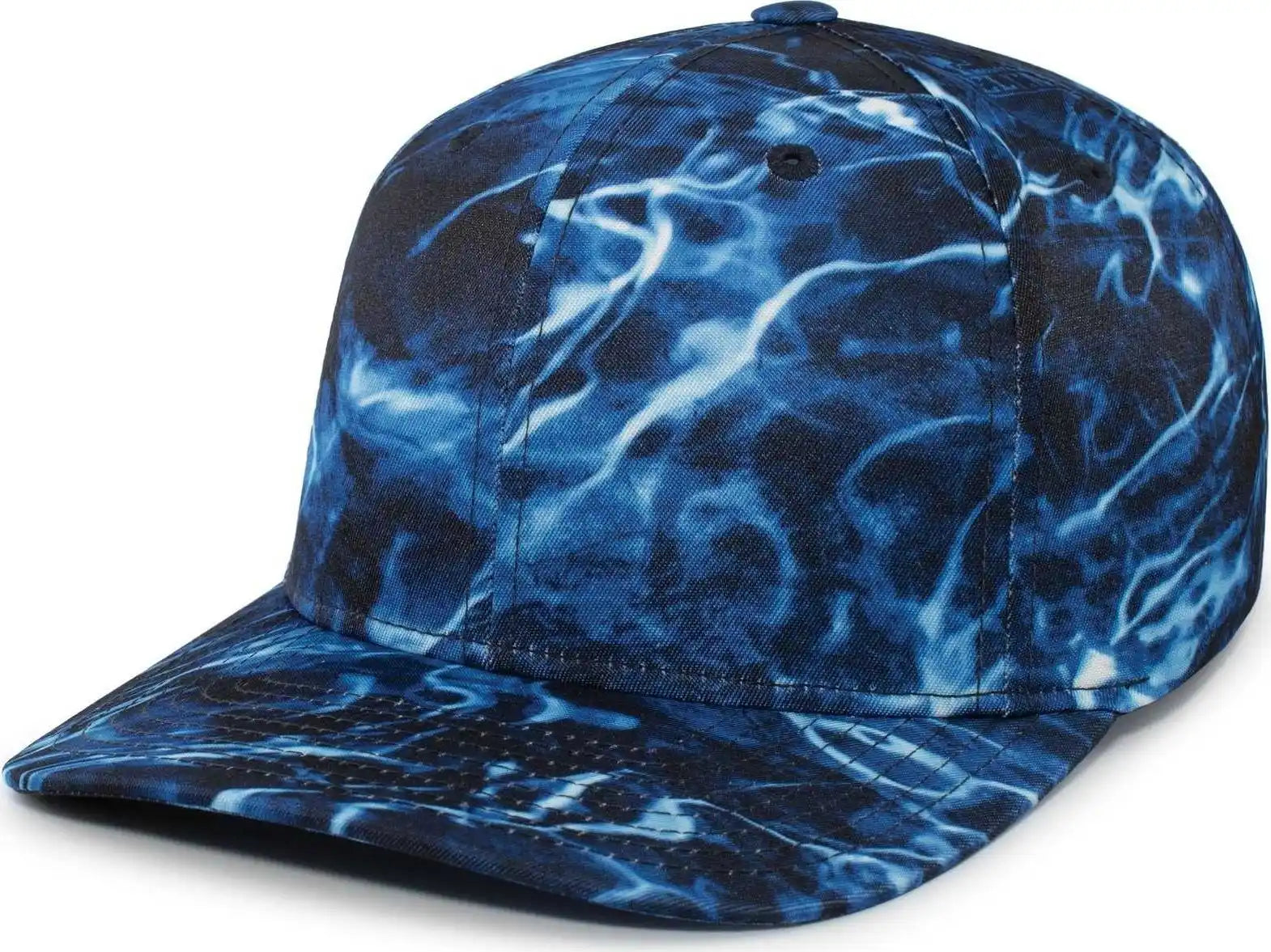 Pacific Headwear P680 Mossy Oak Guide Cap - Marlin Mo Elements - 7’’ - 7 7/8’’