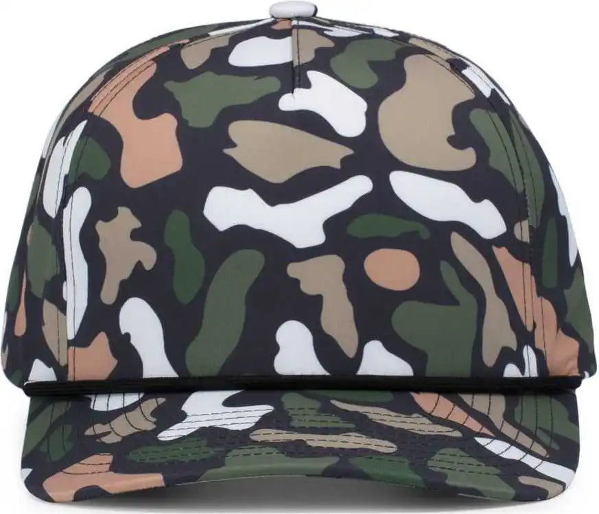 Pacific Headwear P685 Duck Camo 5-panel Trucker Cap - Bayou - 7’’ - 7 7/8’’