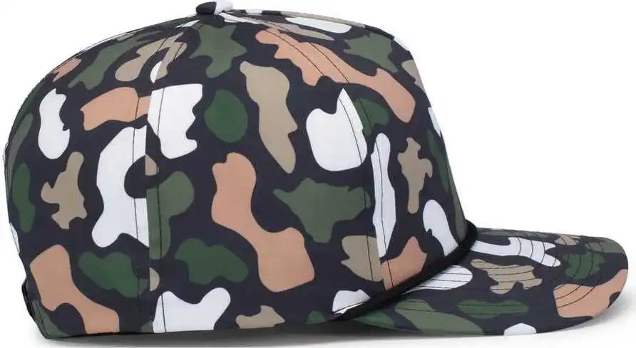 Pacific Headwear P685 Duck Camo 5 Panel Trucker Cap Bayou / 7’’ 7 7/8’’