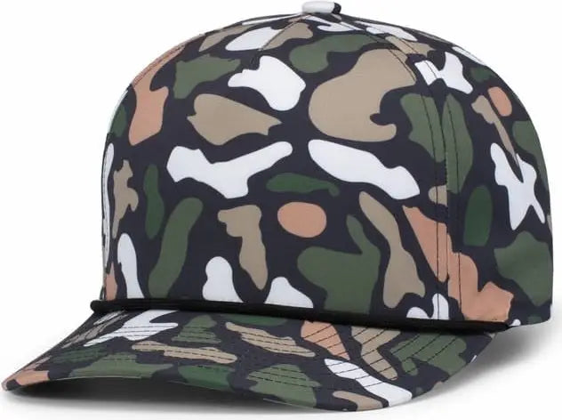 Pacific Headwear P685 Duck Camo 5-panel Trucker Cap - Bayou
