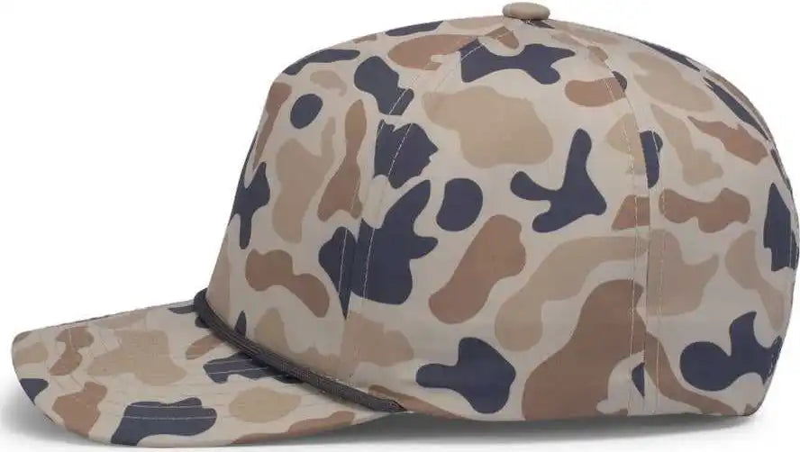 Pacific Headwear P685 Duck Camo 5-panel Trucker Cap - Canyon - 7’’ - 7 7/8’’
