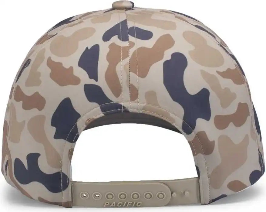 Pacific Headwear P685 Duck Camo 5-panel Trucker Cap - Canyon - 7’’ - 7 7/8’’