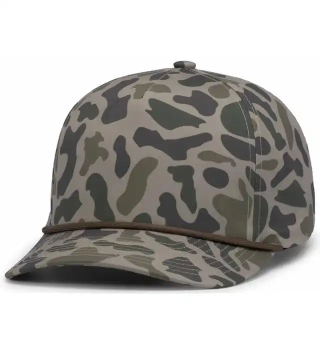 Pacific Headwear P685 Duck Camo 5-panel Trucker Cap - Coastland - 7’’ - 7 7/8’’