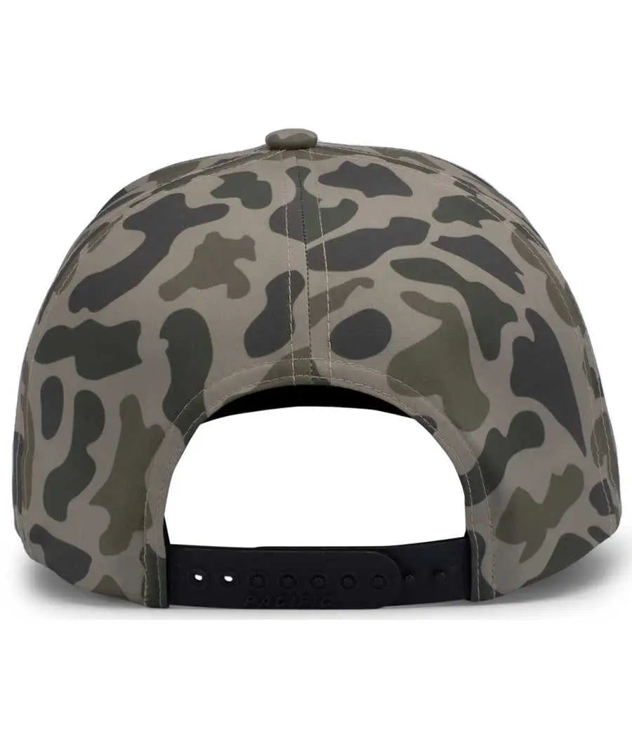 Pacific Headwear P685 Duck Camo 5-panel Trucker Cap - Coastland - 7’’ - 7 7/8’’