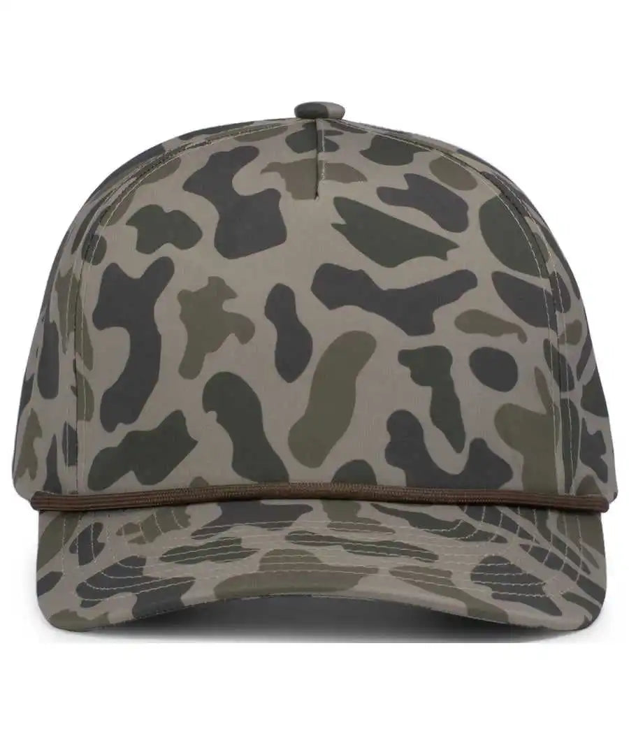 Pacific Headwear P685 Duck Camo 5-panel Trucker Cap - Coastland - 7’’ - 7 7/8’’