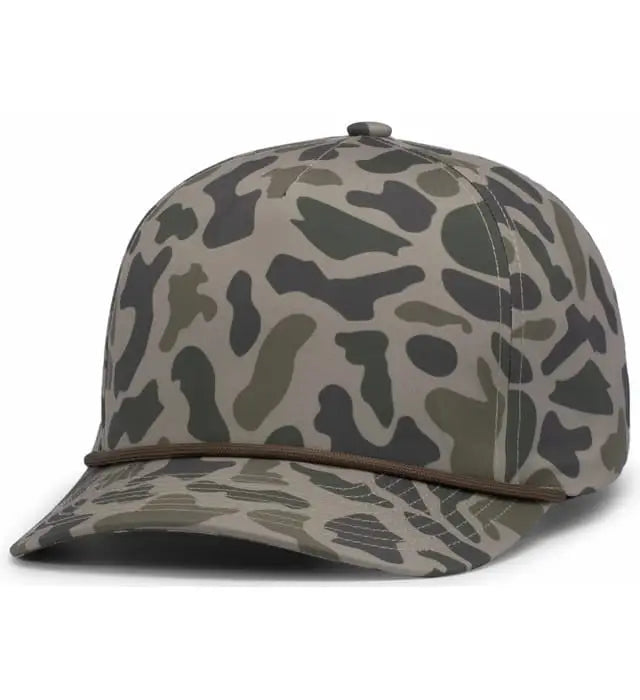 Pacific Headwear P685 Duck Camo 5-panel Trucker Cap - Coastland
