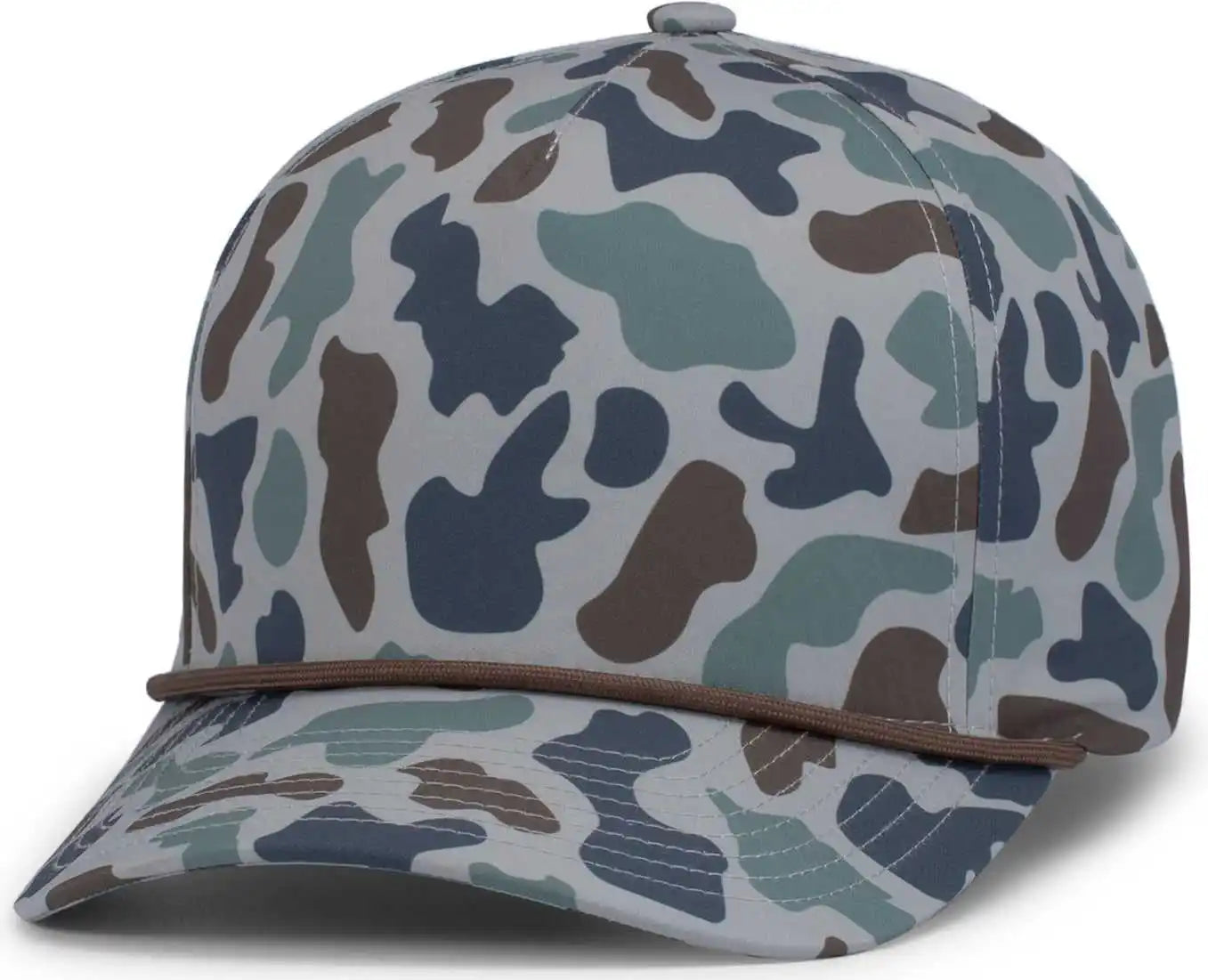 Pacific Headwear P685 Duck Camo 5-panel Trucker Cap - Mallard - 7’’ - 7 7/8’’