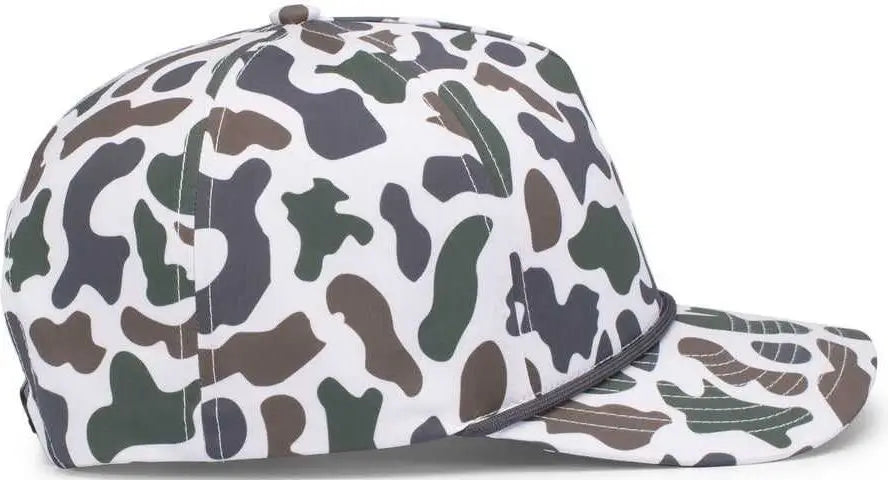Pacific Headwear P685 Duck Camo 5-panel Trucker Cap - Timberline - 7’’ - 7 7/8’’