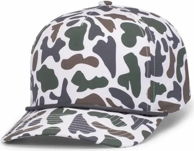 Pacific Headwear P685 Duck Camo 5-panel Trucker Cap - Timberline