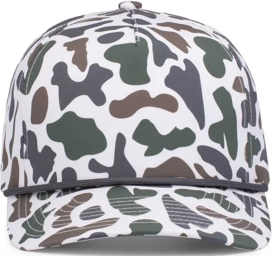 Pacific Headwear P685 Duck Camo 5-panel Trucker Cap - Timberline