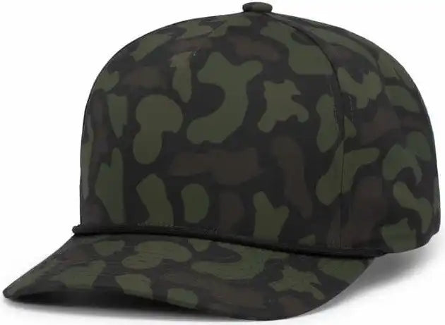 Pacific Headwear P685 Duck Camo 5-panel Trucker Cap - Woodland - 7’’ - 7 7/8’’