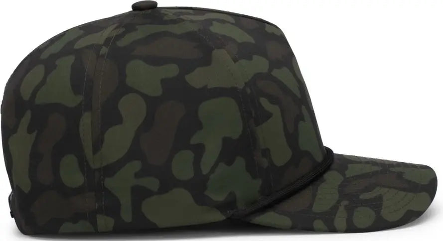 Pacific Headwear P685 Duck Camo 5-panel Trucker Cap - Woodland - 7’’ - 7 7/8’’