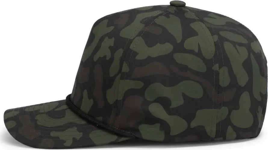 Pacific Headwear P685 Duck Camo 5-panel Trucker Cap - Woodland - 7’’ - 7 7/8’’