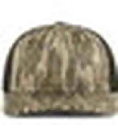 Pacific Headwear P691 Mossy Oak Low Profile Trucker Pacflex Cap New Bottomland Lt Charcoal