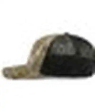 Pacific Headwear P691 Mossy Oak Low Profile Trucker Pacflex Cap New Bottomland Lt Charcoal