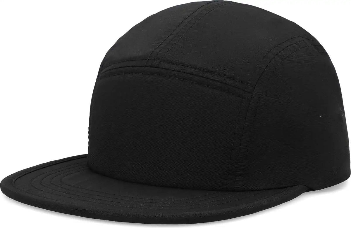 Pacific Headwear P781 Packable Camper Cap Black / 7’’ 7 7/8’’