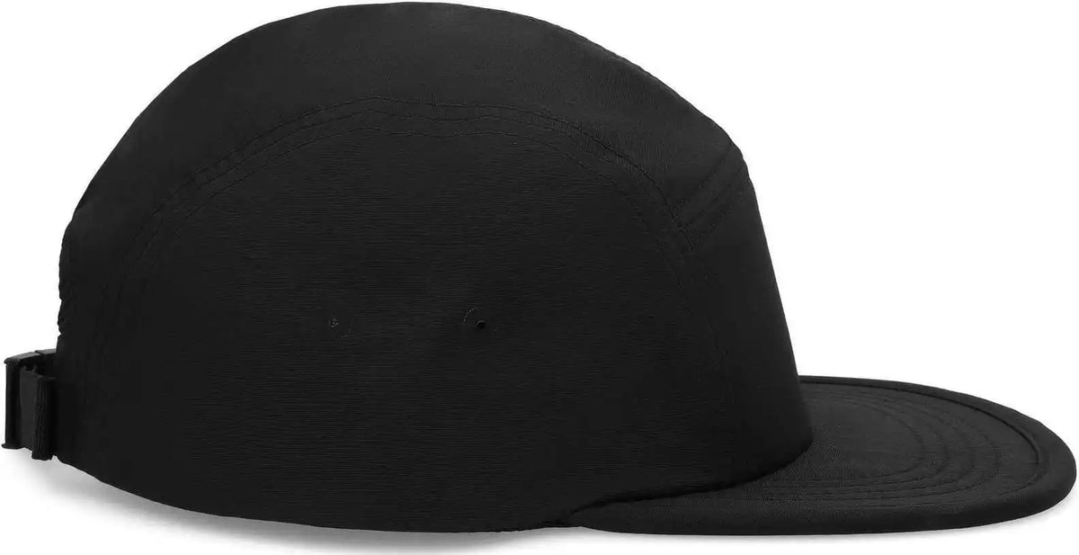 Pacific Headwear P781 Packable Camper Cap Black / 7’’ 7 7/8’’