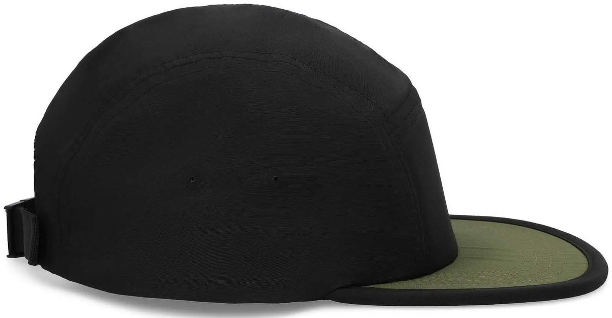 Pacific Headwear P781 Packable Camper Cap - Black Loden - Dark Gray / 7’’ - 7 7/8’’