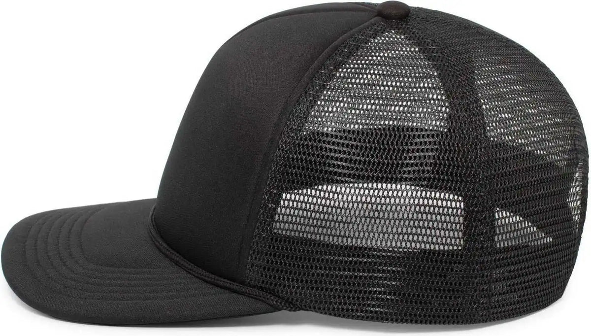 Pacific Headwear P782 Foamie Fresh Trucker Cap Black / 7’’ 7 7/8’’
