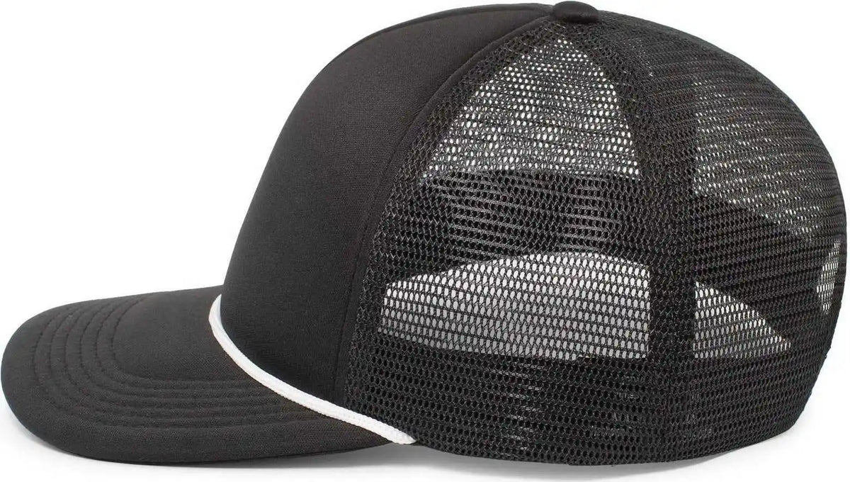 Pacific Headwear P782 Foamie Fresh Trucker Cap Black White / 7’’ 7 7/8’’
