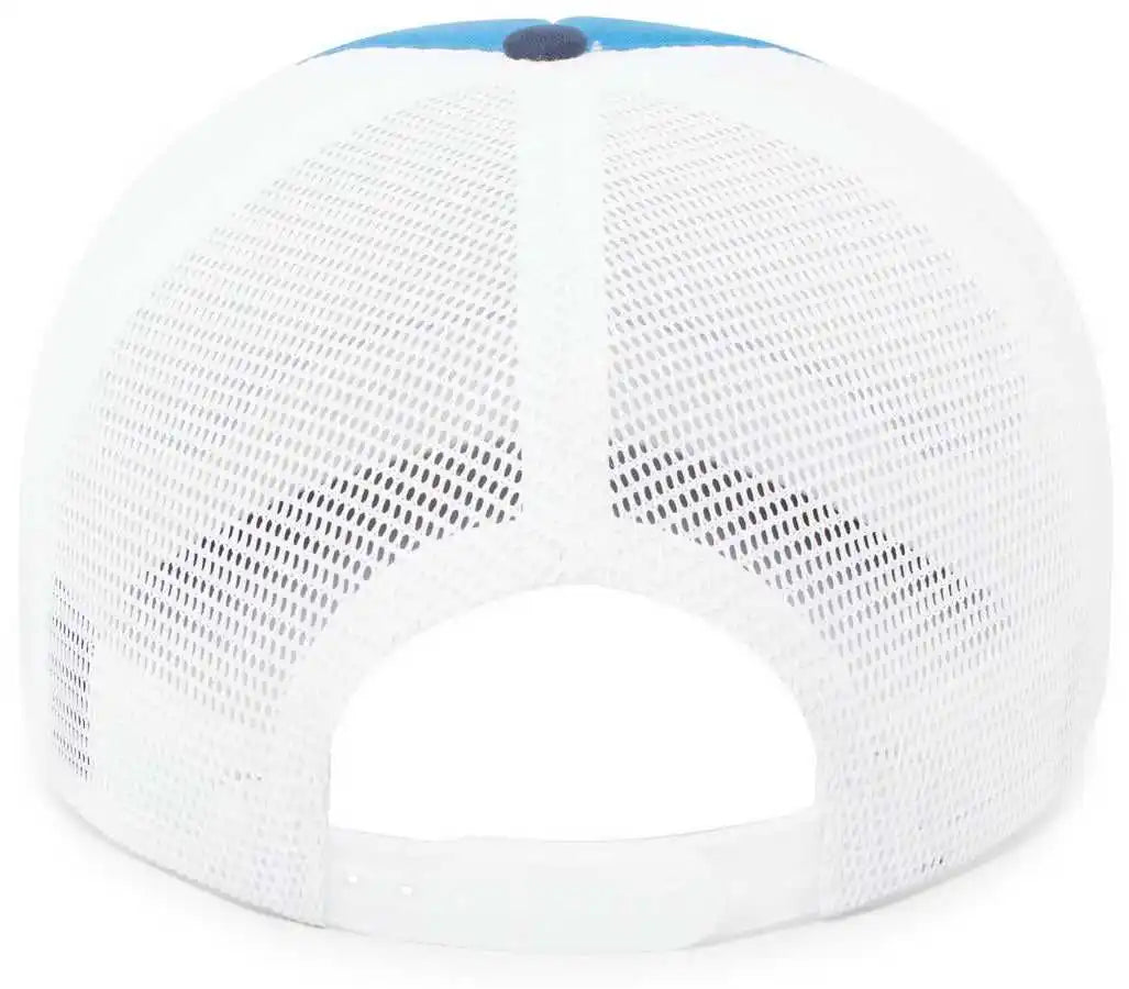 Pacific Headwear P782 Foamie Fresh Trucker Cap - Blue White Navy - 7’’ - 7 7/8’’
