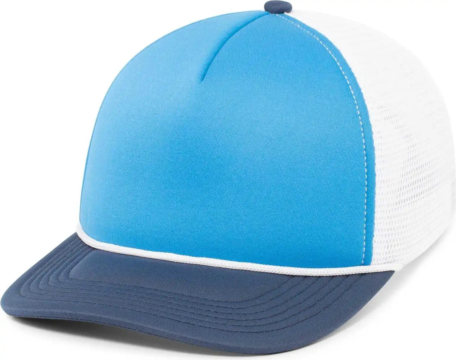 Pacific Headwear P782 Foamie Fresh Trucker Cap - Blue White Navy - 7’’ - 7 7/8’’