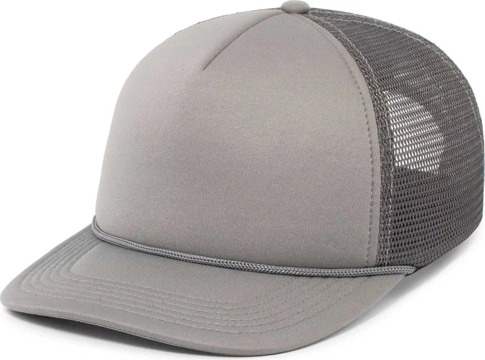 Pacific Headwear P782 Foamie Fresh Trucker Cap - Graphite - Dark Gray / 7’’ - 7 7/8’’