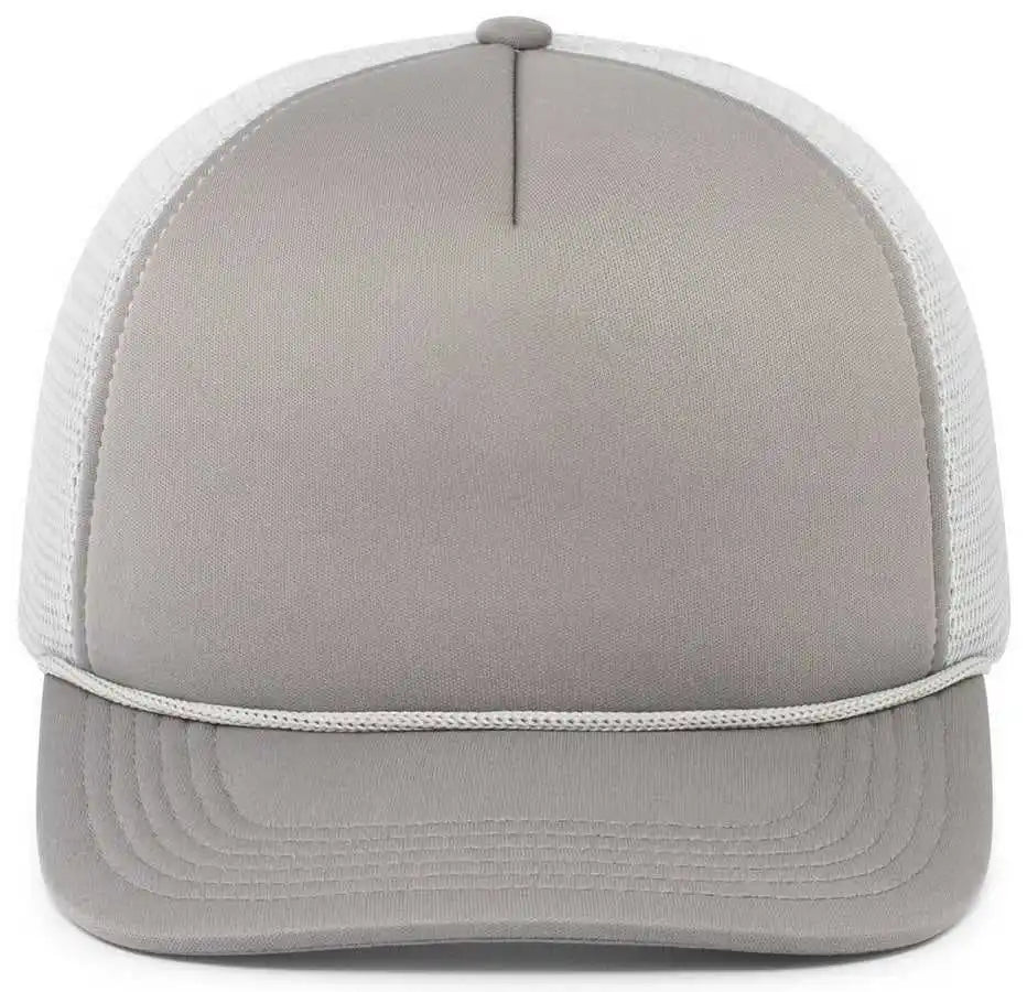 Pacific Headwear P782 Foamie Fresh Trucker Cap Graphite Silver Dark Gray Light / 7’’ 7 7/8’’