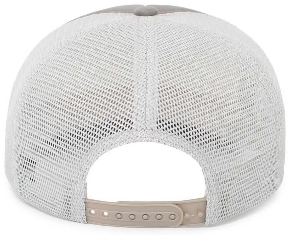 Pacific Headwear P782 Foamie Fresh Trucker Cap - Graphite Silver