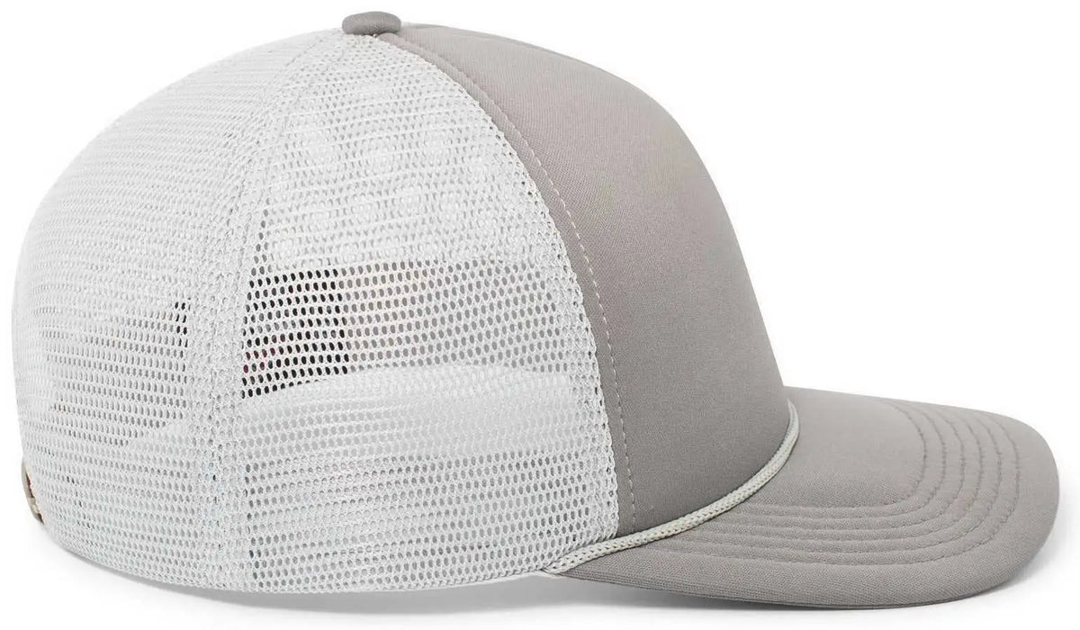 Pacific Headwear P782 Foamie Fresh Trucker Cap - Graphite Silver