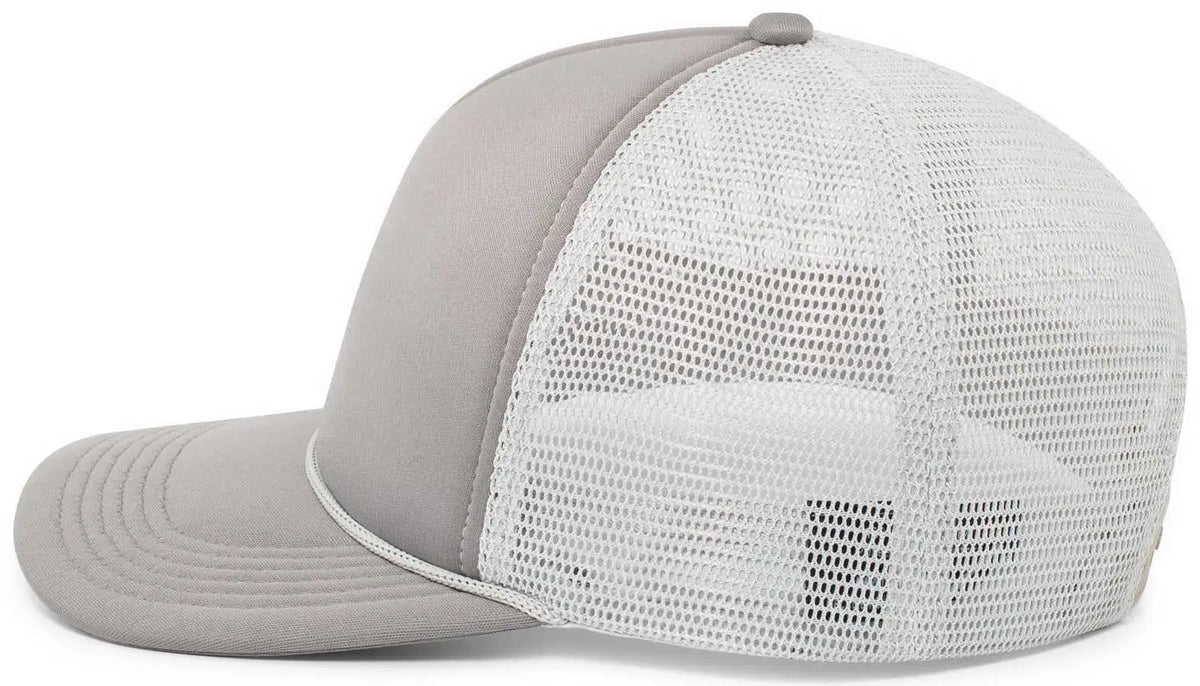 Pacific Headwear P782 Foamie Fresh Trucker Cap - Graphite Silver