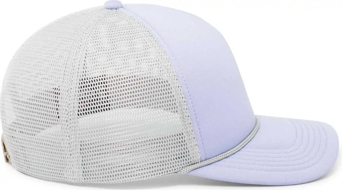 Pacific Headwear P782 Foamie Fresh Trucker Cap - Lavender Silver - Purple Light Gray / 7’’ - 7 7/8’’