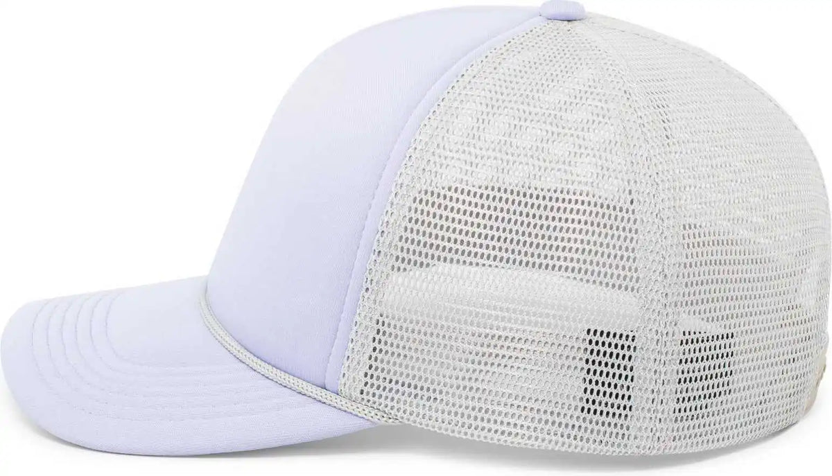 Pacific Headwear P782 Foamie Fresh Trucker Cap - Lavender Silver - Purple Light Gray / 7’’ - 7 7/8’’