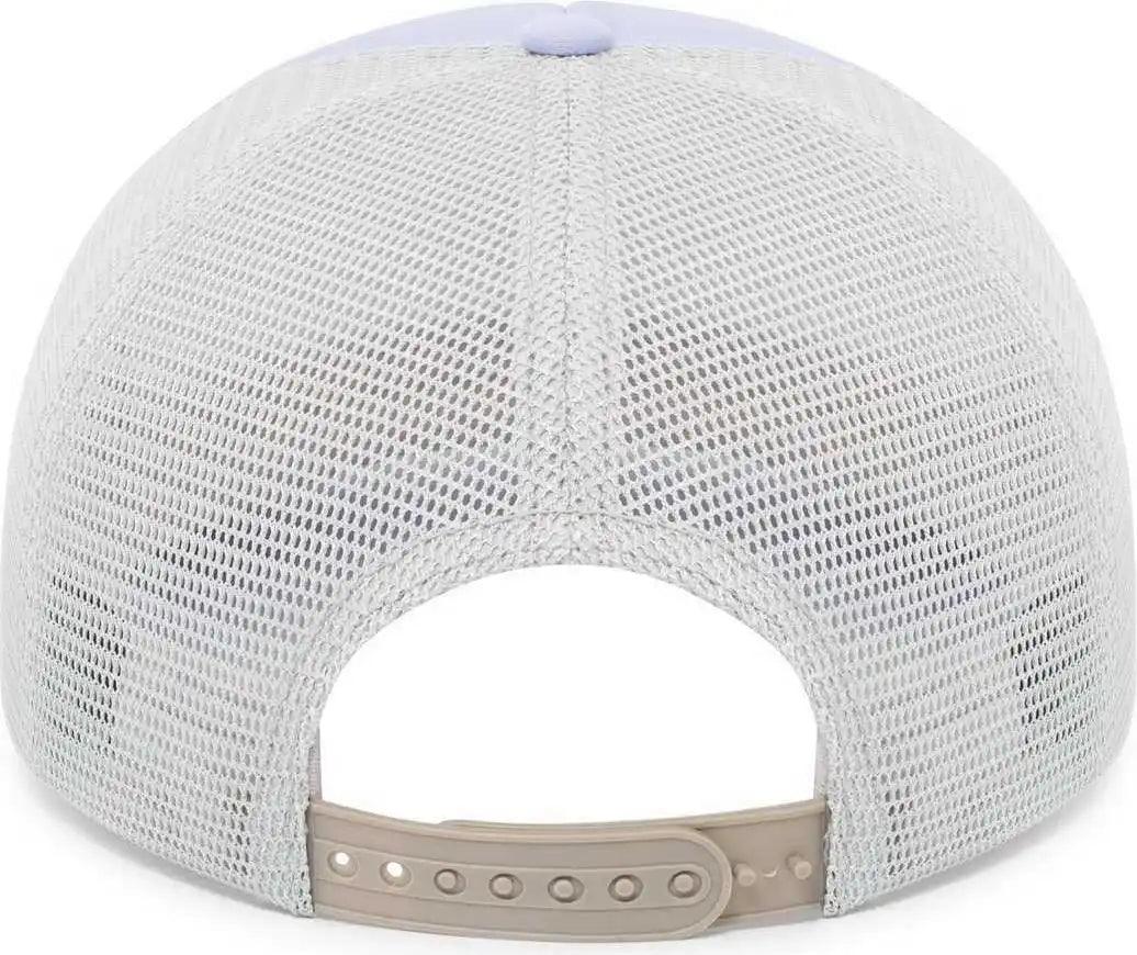 Pacific Headwear P782 Foamie Fresh Trucker Cap - Lavender Silver - Purple Light Gray / 7’’ - 7 7/8’’