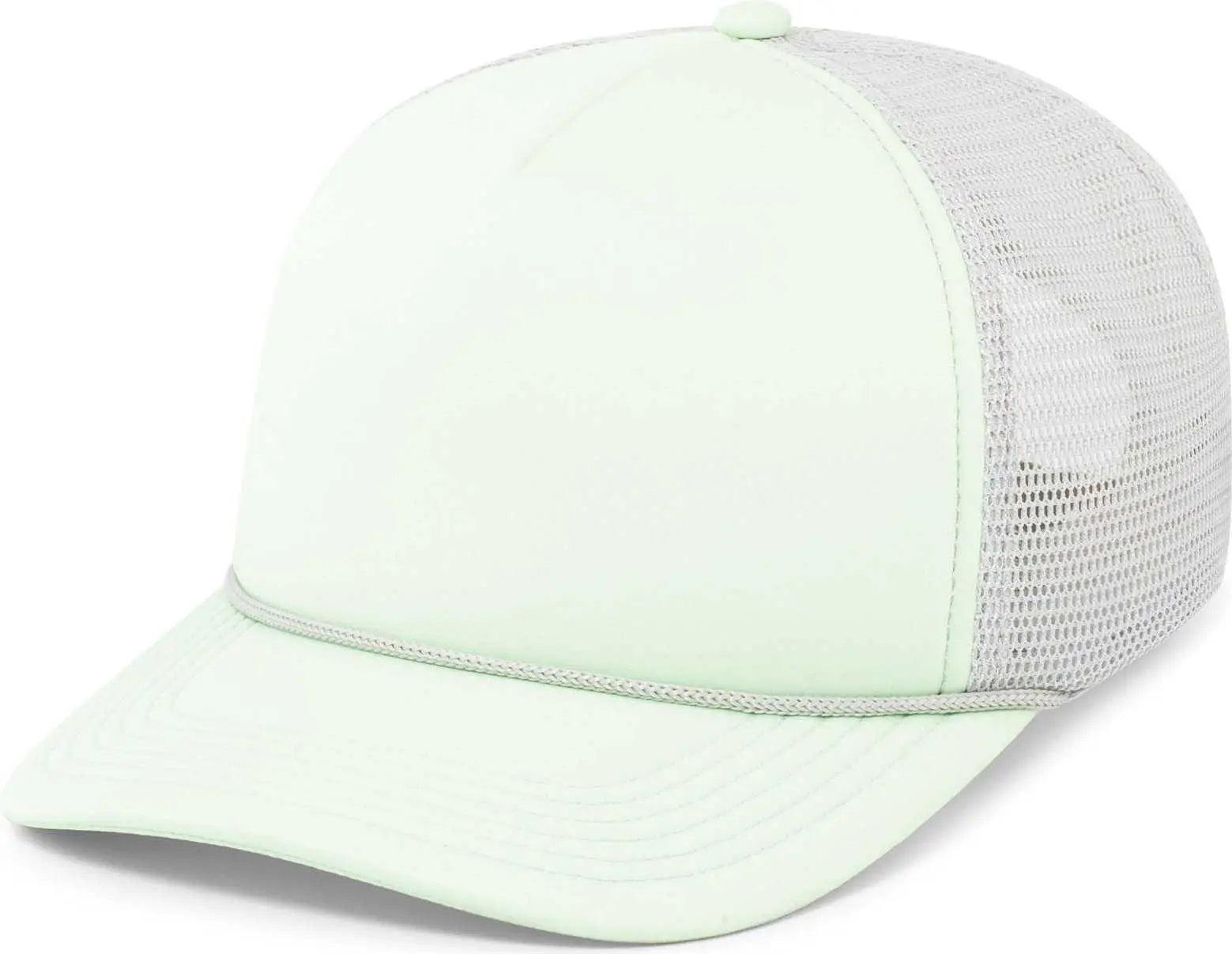 Pacific Headwear P782 Foamie Fresh Trucker Cap - Mint Silver