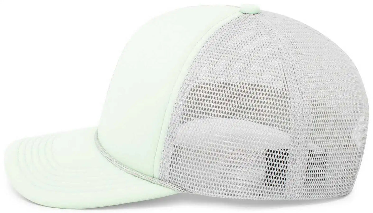Pacific Headwear P782 Foamie Fresh Trucker Cap Mint Silver Light Gray / 7’’ 7 7/8’’