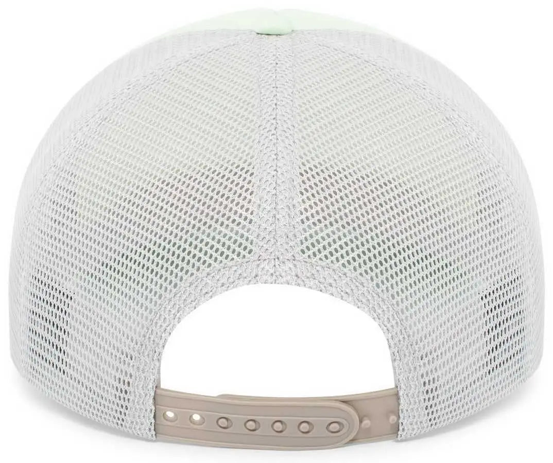 Pacific Headwear P782 Foamie Fresh Trucker Cap - Mint Silver - Light Gray / 7’’ - 7 7/8’’