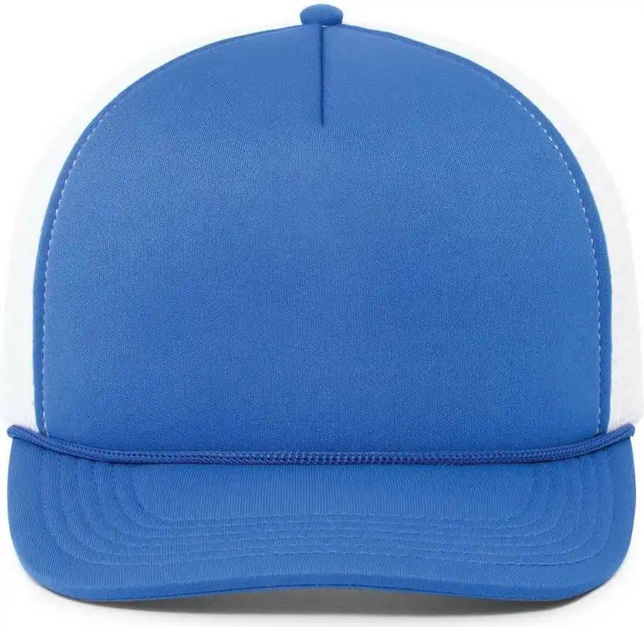 Pacific Headwear P782 Foamie Fresh Trucker Cap - Royal White - 7’’ - 7 7/8’’