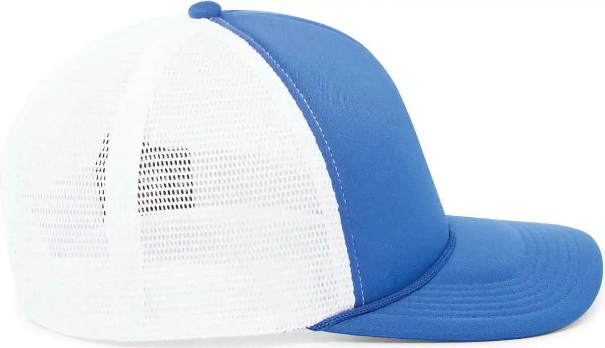 Pacific Headwear P782 Foamie Fresh Trucker Cap Royal White / 7’’ 7 7/8’’