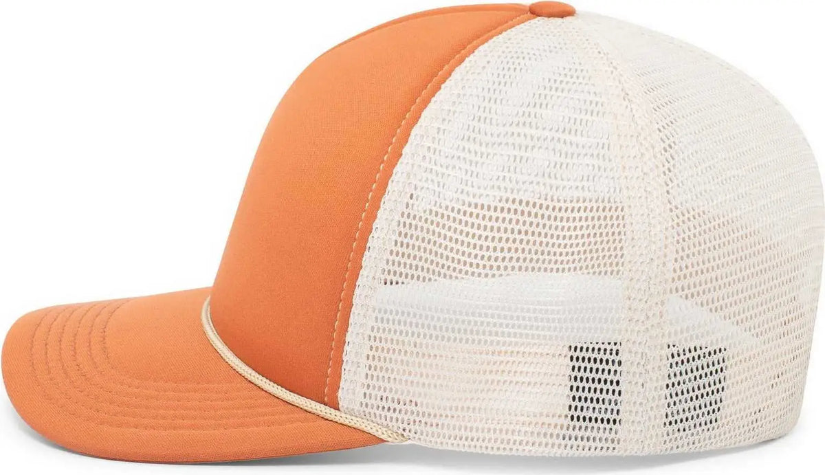 Pacific Headwear P782 Foamie Fresh Trucker Cap - Rust Khaki
