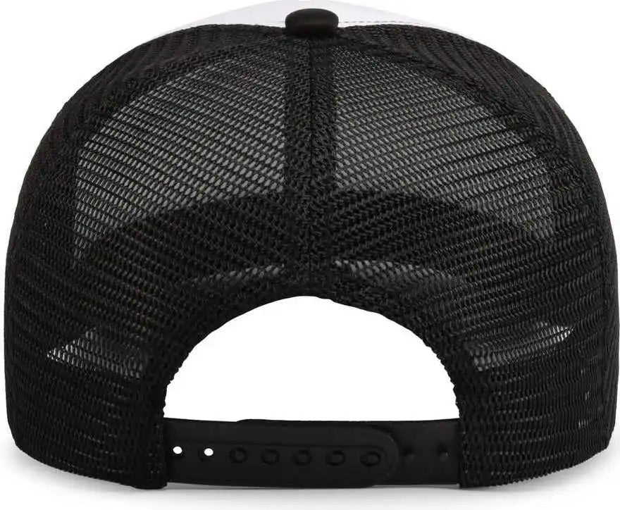 Pacific Headwear P782 Foamie Fresh Trucker Cap White Black / 7’’ 7 7/8’’