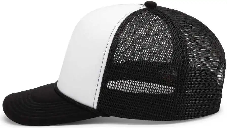 Pacific Headwear P782 Foamie Fresh Trucker Cap White Black / 7’’ 7 7/8’’