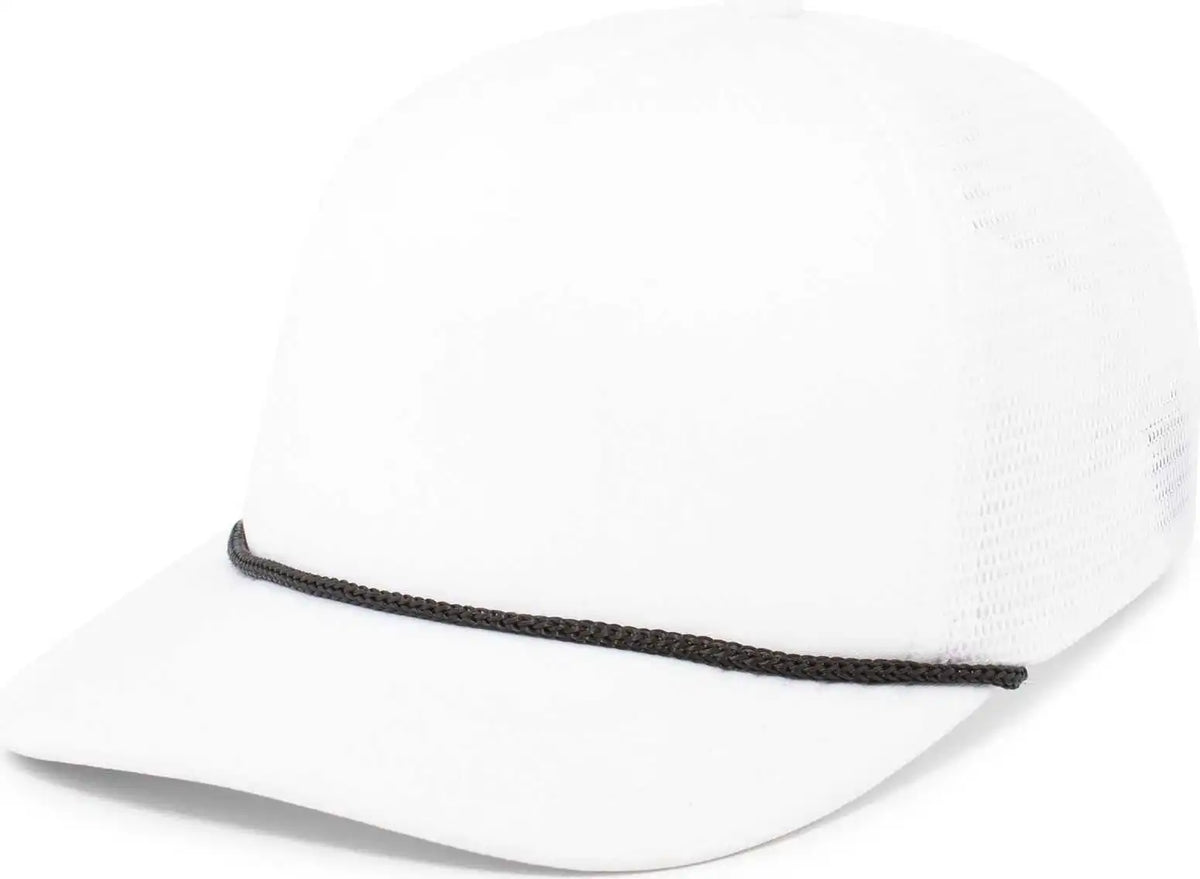 Pacific Headwear P782 Foamie Fresh Trucker Cap White Black / 7’’ 7 7/8’’