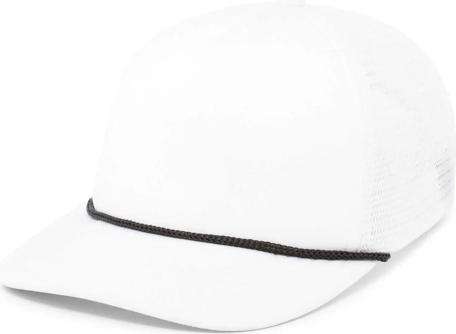 Pacific Headwear P782 Foamie Fresh Trucker Cap White Black / 7’’ 7 7/8’’
