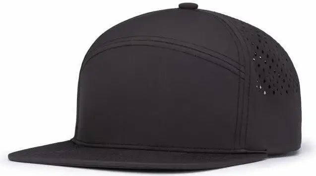 Pacific Headwear P788 Perforated 6-panel Arch Cap - Charcoal