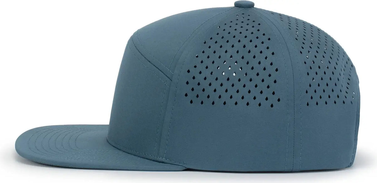 Pacific Headwear P788 Perforated 6-panel Arch Cap - River - one Size Fits Most