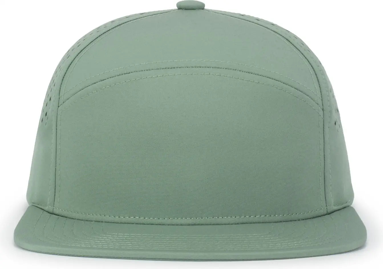 Pacific Headwear P788 Perforated 6-panel Arch Cap - Sage - one Size Fits Most