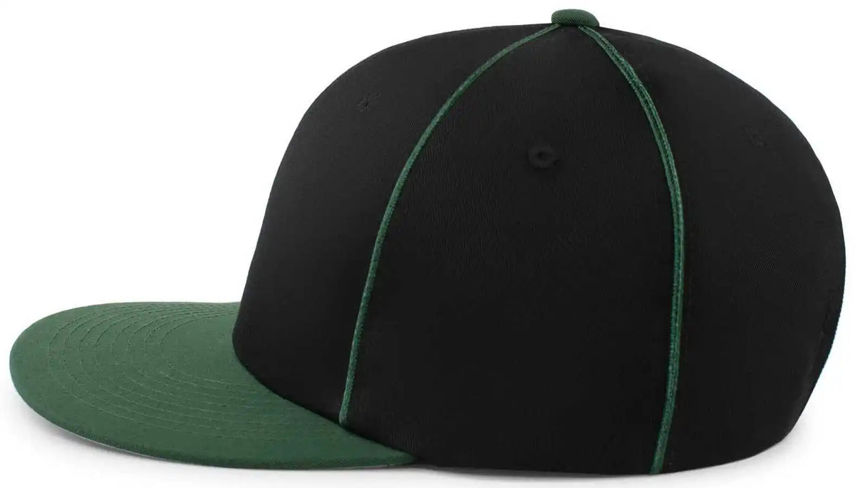 Pacific Headwear P820 Momentum Team Cap Black Dark Green