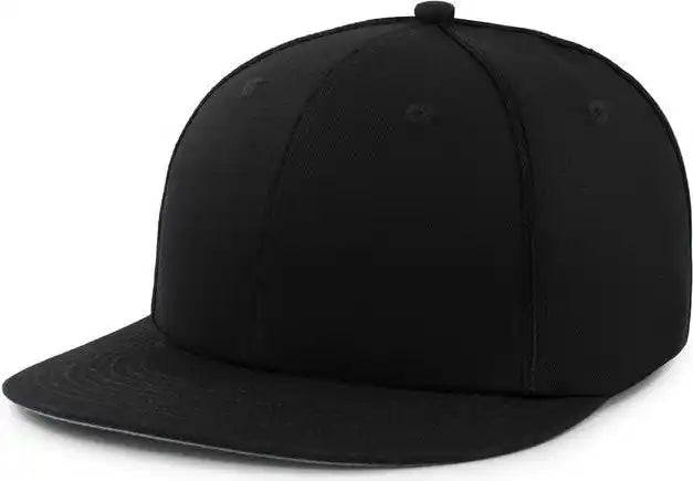 Pacific Headwear P820 Momentum Team Cap - Black - 7’’ 7 7/8’’