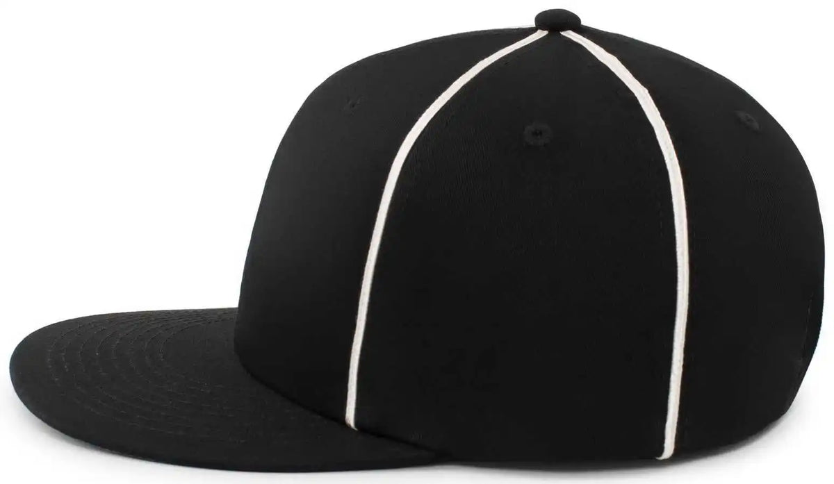 Pacific Headwear P820 Momentum Team Cap Black White